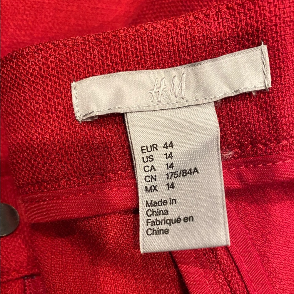 H&M Red Hot Pants